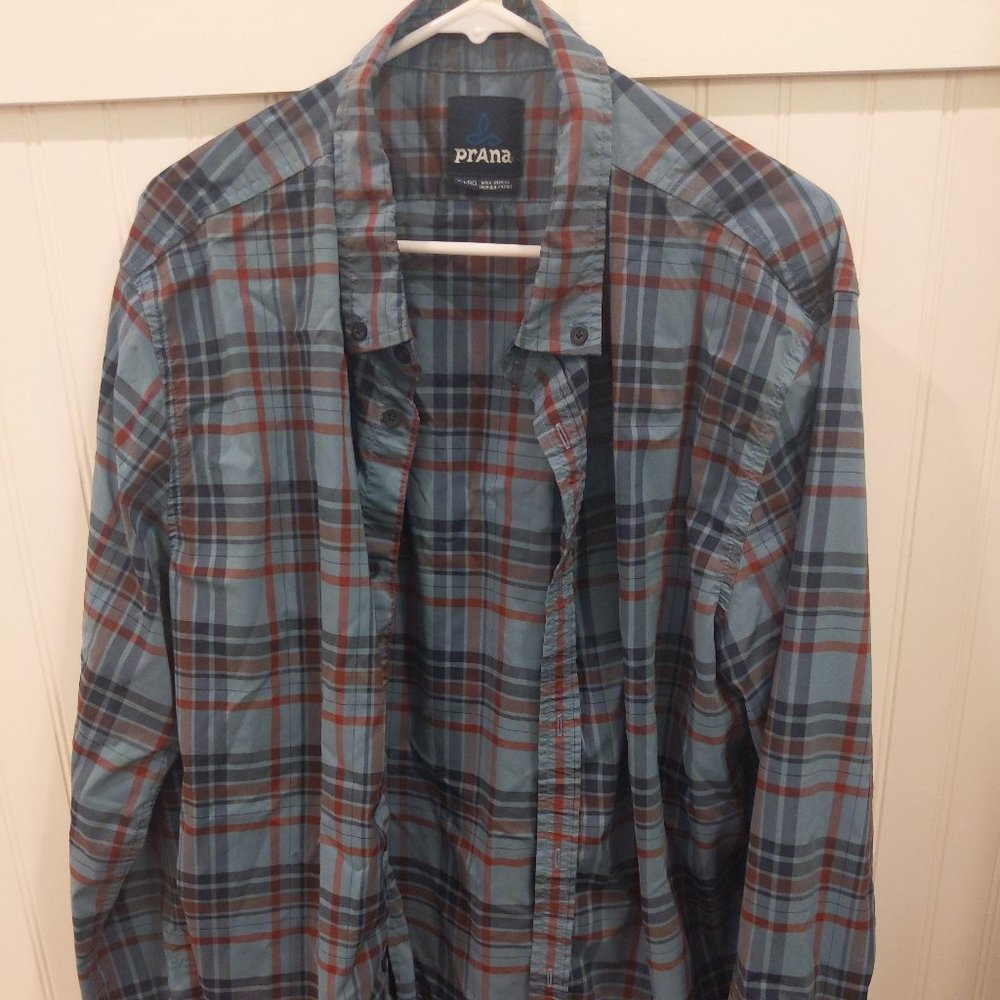 PrAna Men's XL button up
